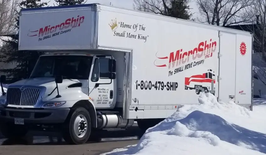A moving truck from a company of the best local movers.